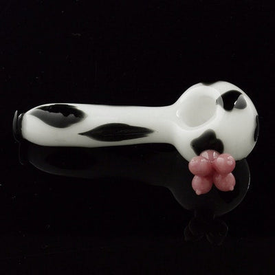 Glassheads "Utterly Cool" Cow Spoon Pipe 🐄 