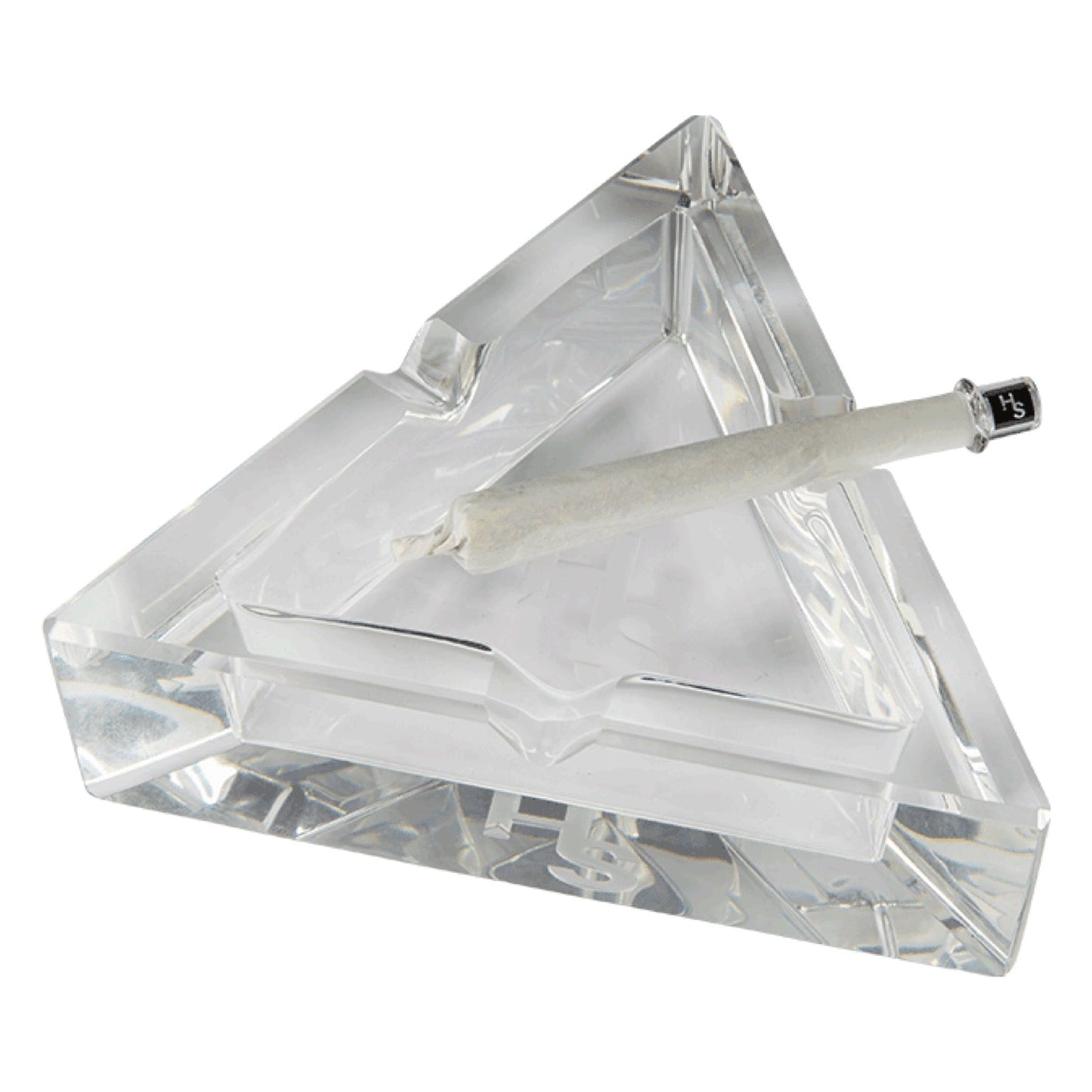 Higher Standards Crystal Glass Ashtray by Higher Standards | Mission Dispensary