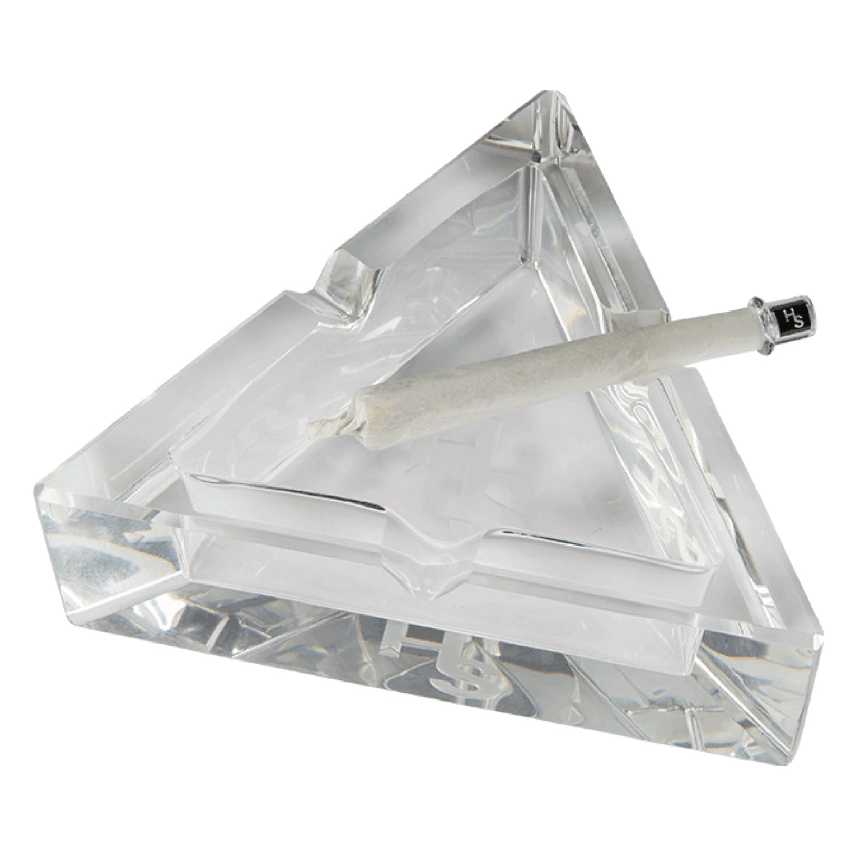 Higher Standards Crystal Glass Ashtray by Higher Standards | Mission Dispensary
