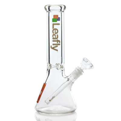 Leafly Strain Tile Beaker Bong - Sativa, Indica or Hybrid by Leafly Water Pipes | Mission Dispensary