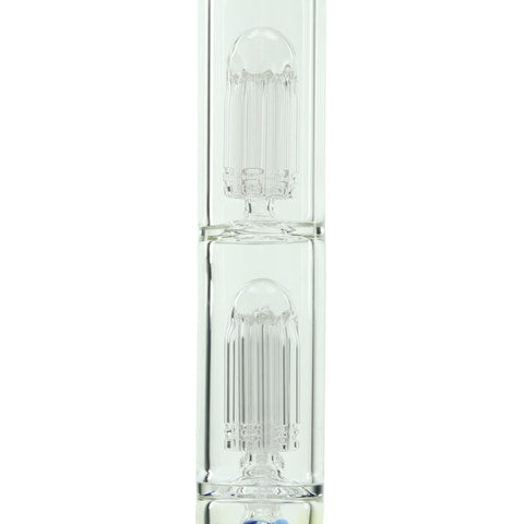 Glassheads 22” Worked Cane Double Perc Water Pipe 