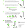 18mm to 14mm Diffuser Downstem