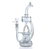 Glassheads “Waffle Baker” - Twin Stereo Perc Lattice Recycler Water Pipe 