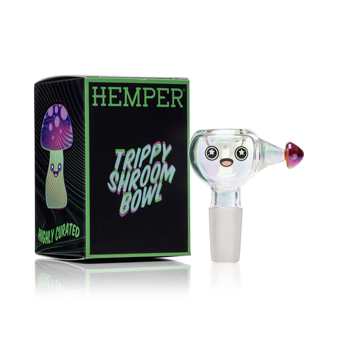 Trippy Shroom Bong Bowl 14mm