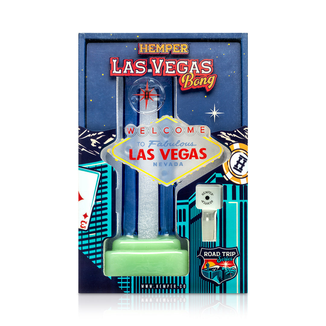 Hemper Las Vegas Sign Glass Bong