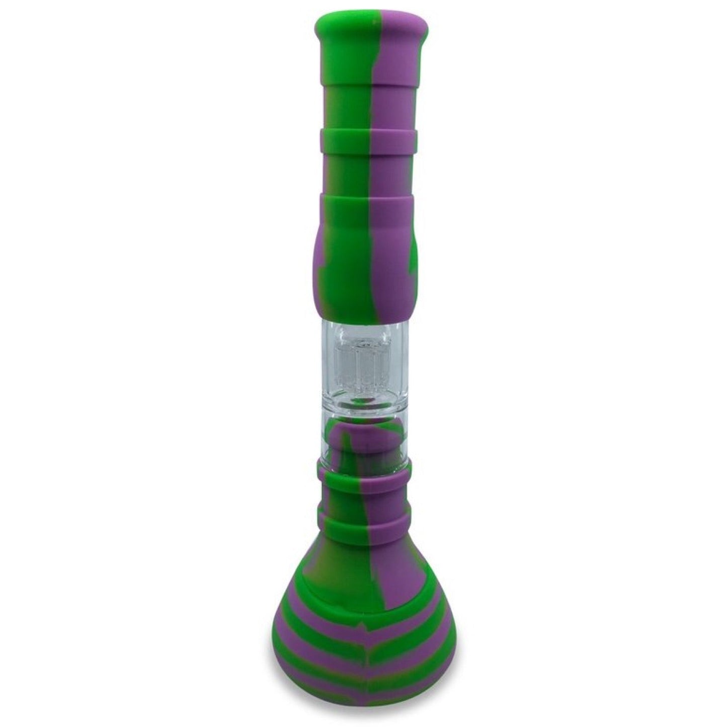 15” Silicone Water Pipe - Ashcatcher Morphs into Bubbler!