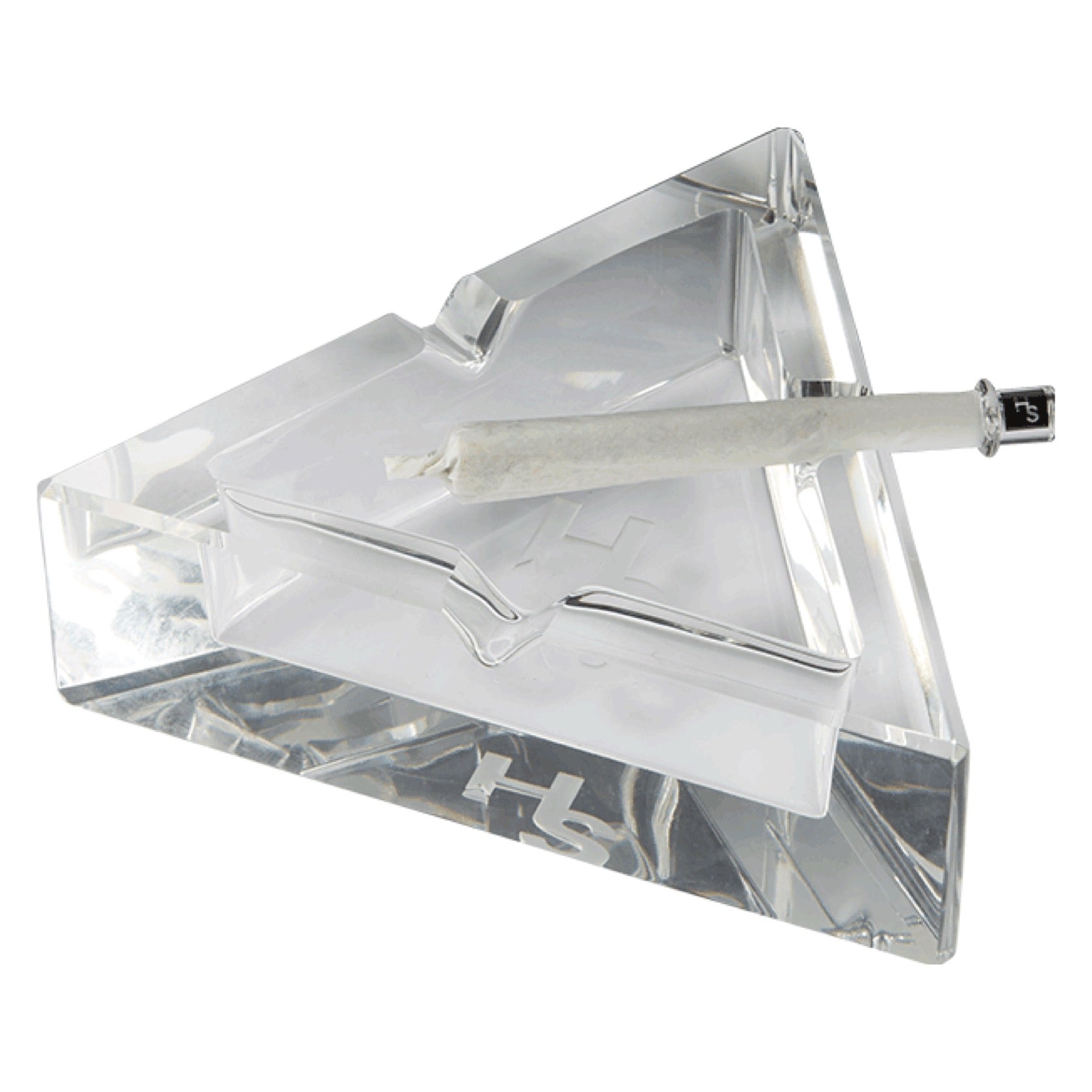 Higher Standards Crystal Glass Ashtray by Higher Standards | Mission Dispensary