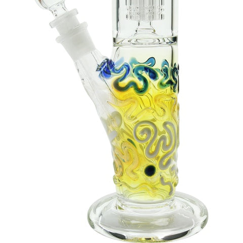 Glassheads 22” Worked Cane Double Perc Water Pipe 