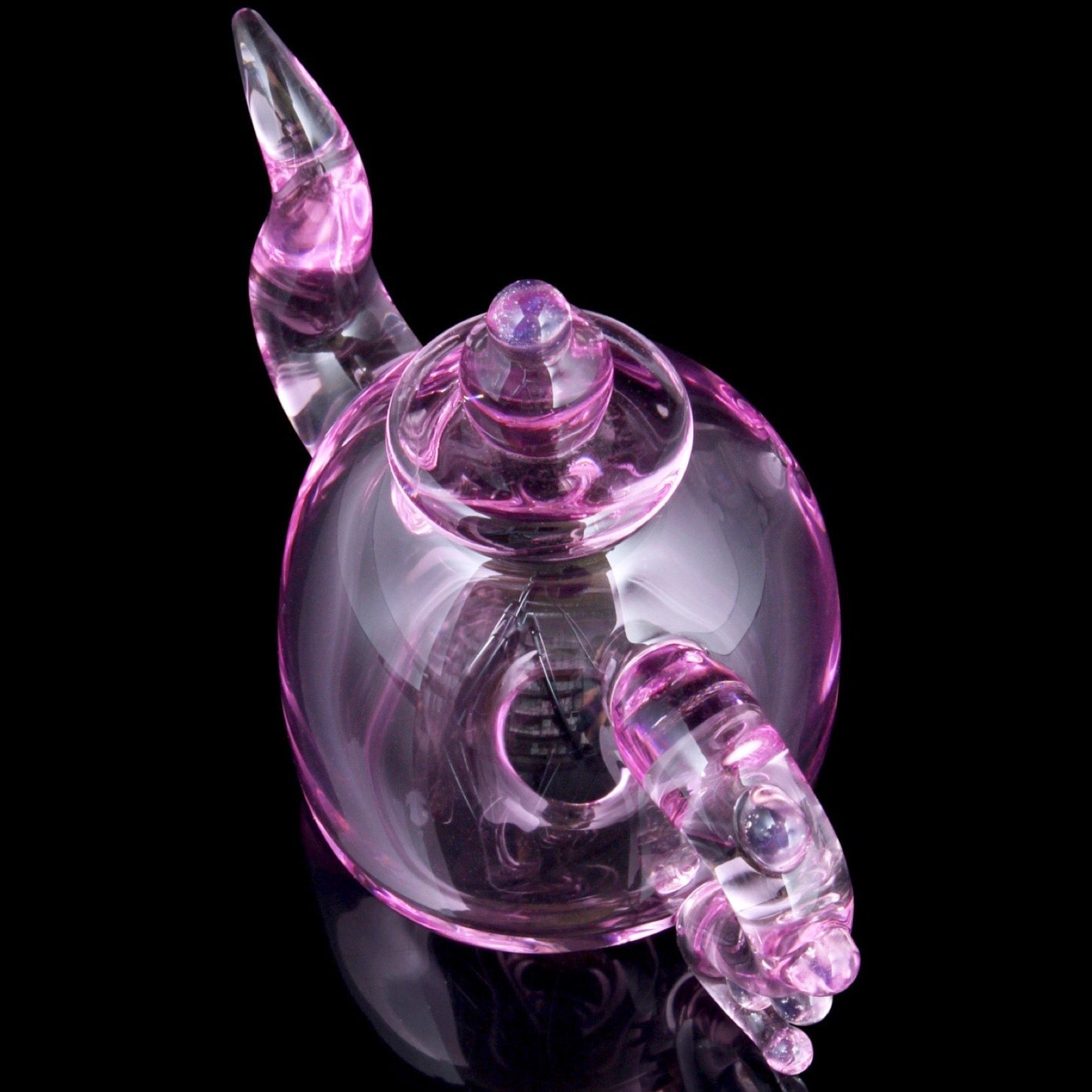 Empire Glassworks Pink Teapot Dabber 