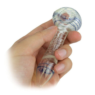 5 Pack of Medium Glass Hand Pipes - CaliConnected