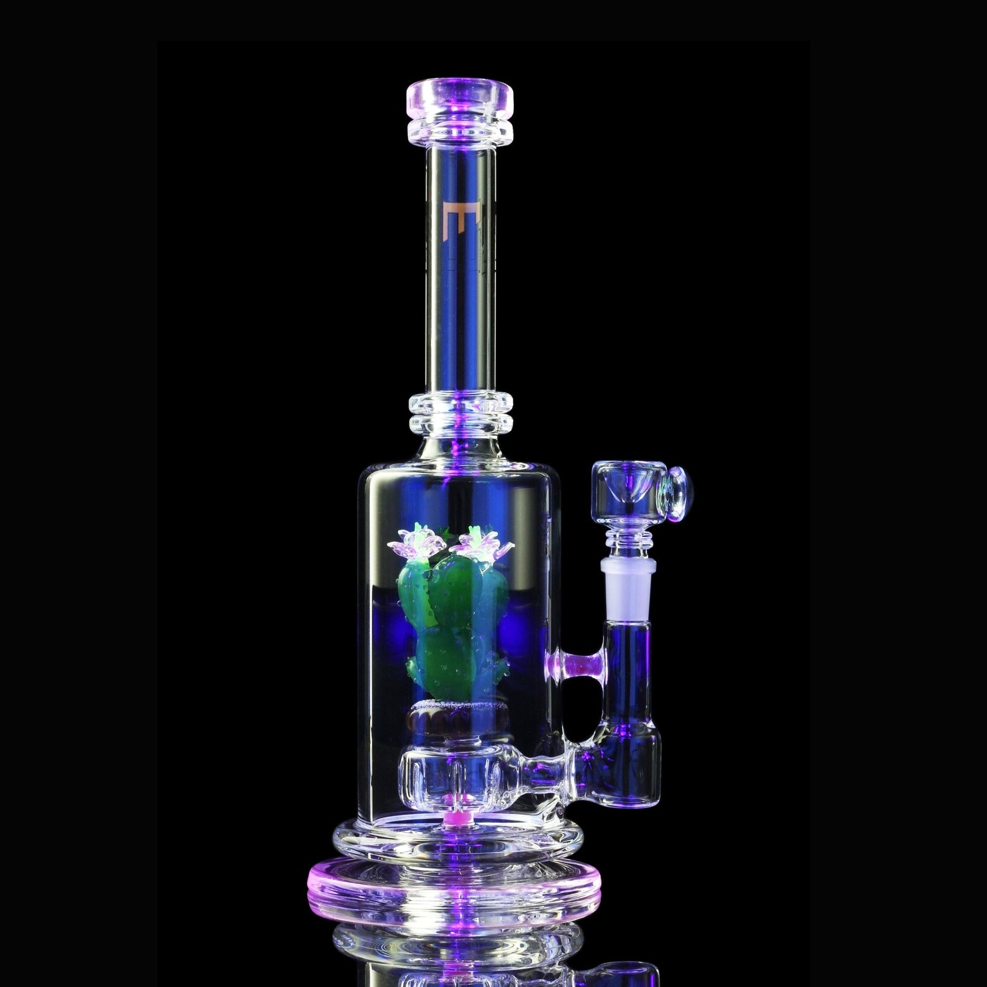 Empire Glassworks "Bioluminescent Cactus" Bong 🌵☀️ 