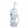 Glassheads “Waffle Baker” - Twin Stereo Perc Lattice Recycler Water Pipe 
