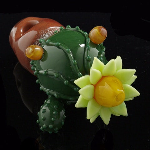 Glassheads “Succulent Cactus Planter” Spoon Pipe 🌵 