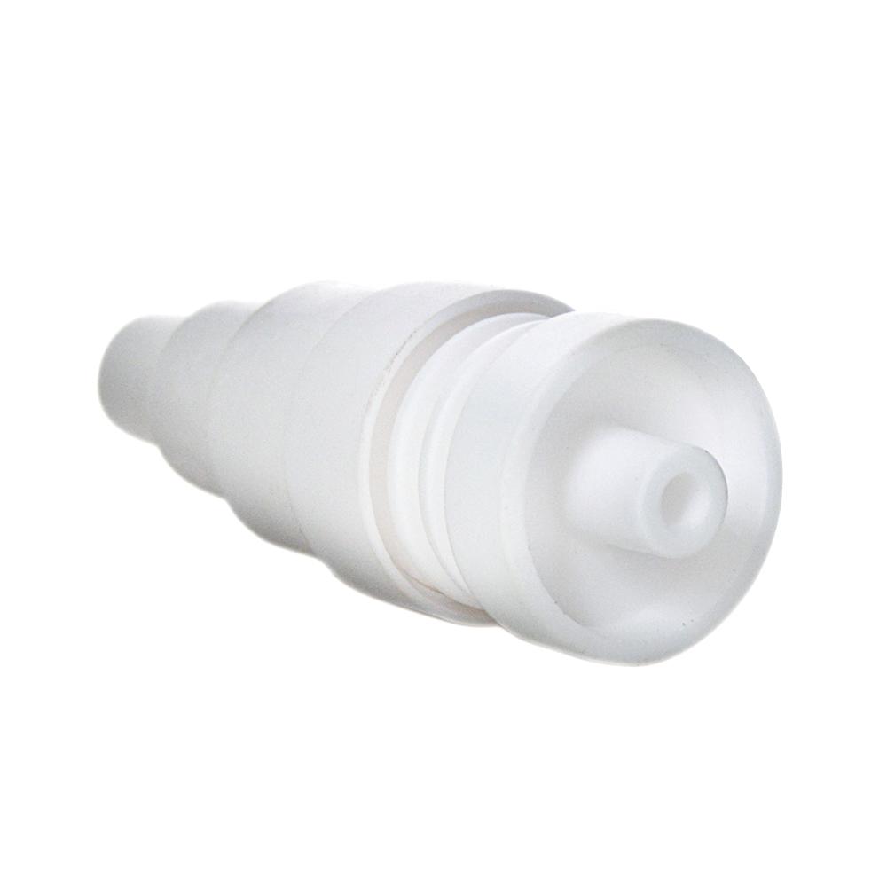 Fully Universal Domeless Ceramic Nail (6-in-1) + Carb Cap Dabber by Mission Dispensary | Mission Dispensary