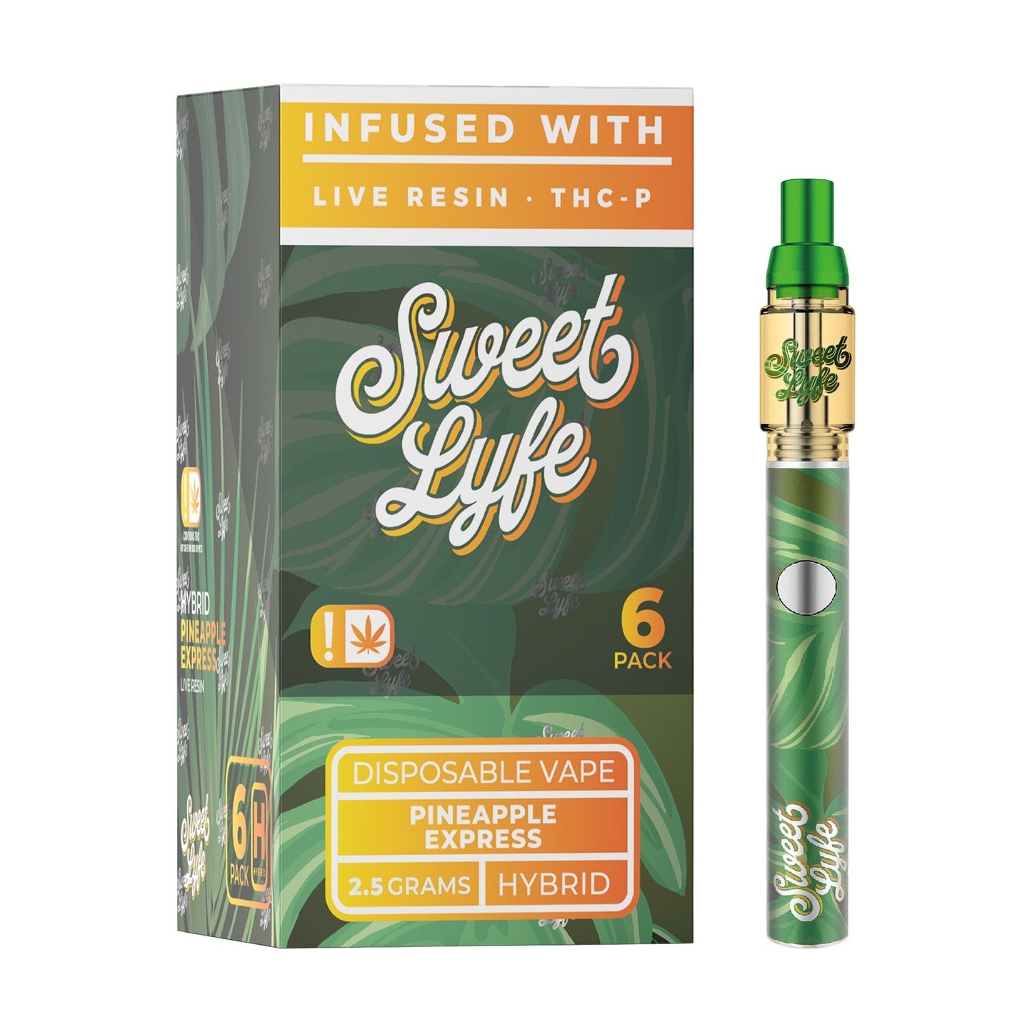 Sweet Lyfe Live Resin Delta 8 + THC-P Vape Pen