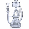 Glassheads “Waffle Baker” - Twin Stereo Perc Lattice Recycler Water Pipe 