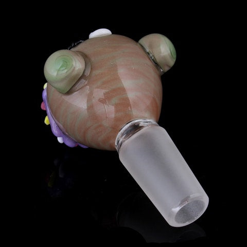 Empire Glassworks "Teddy Donut" Bowl Piece 🐻🍩 