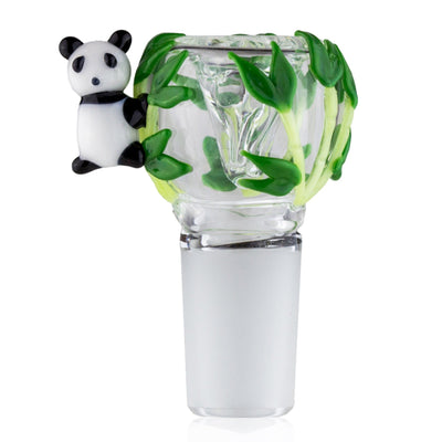 Empire Glassworks Panda Cub Bowl Piece 🐼 by Empire Glassworks | Mission Dispensary