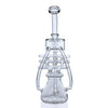 Glassheads “Waffle Baker” - Twin Stereo Perc Lattice Recycler Water Pipe 