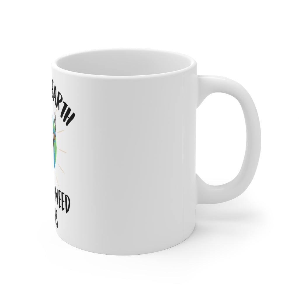 Save the Earth Ceramic Coffee Mug ☕️ by Mission Dispensary | Mission Dispensary