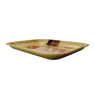 Raw® Classic Large Vintage-Style Metal Rolling Tray (14 x 11) by RAW Rolling Papers | Mission Dispensary