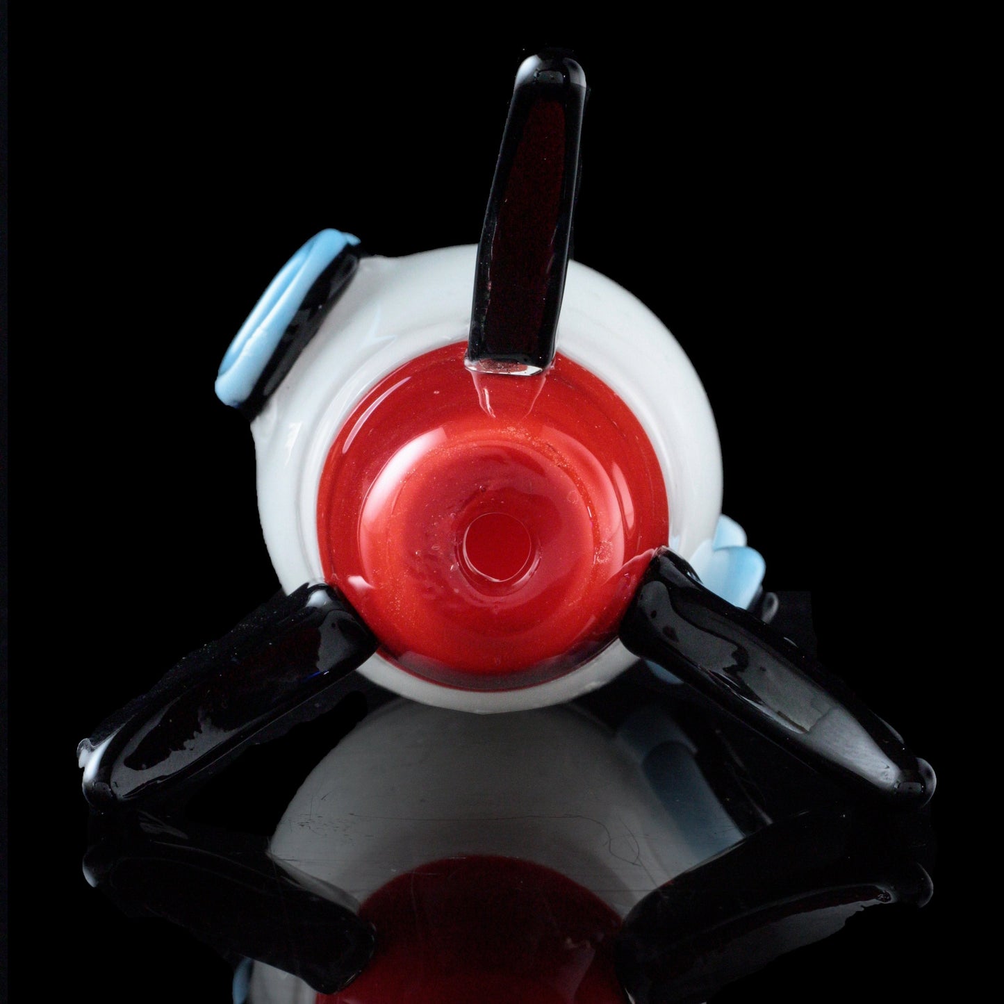 Empire Glassworks Double Bowl Rocket Ship Hand Pipe 🚀 