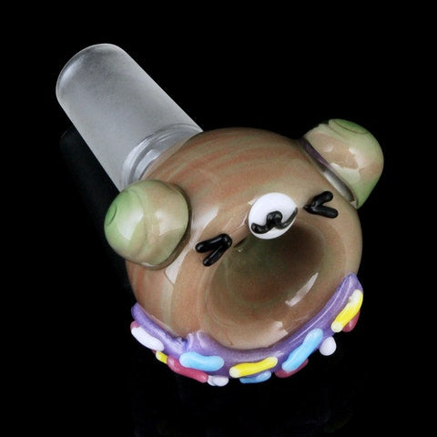 Empire Glassworks "Teddy Donut" Bowl Piece 🐻🍩 