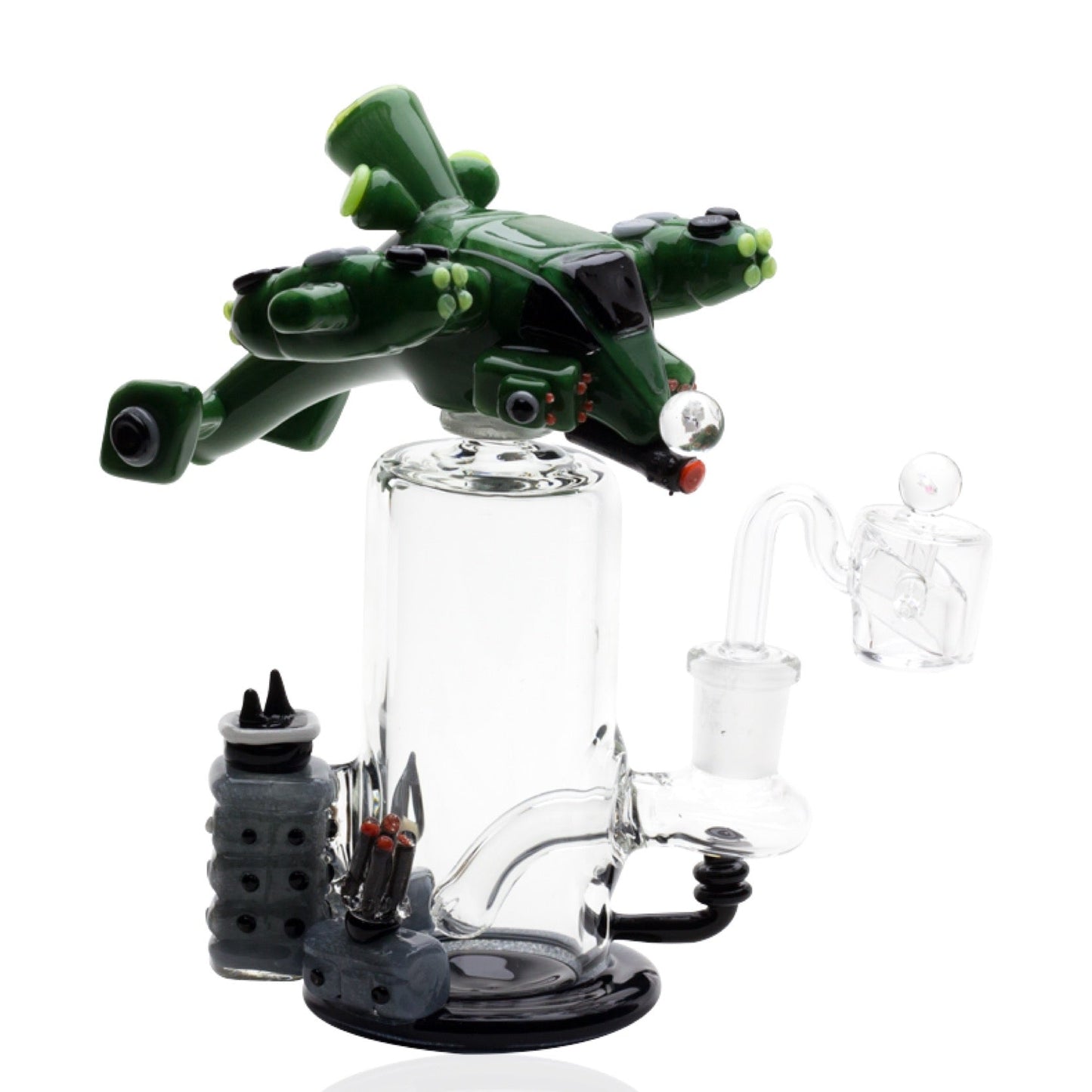Empire Glassworks "Gun Ship" Tiered Dab Rig 