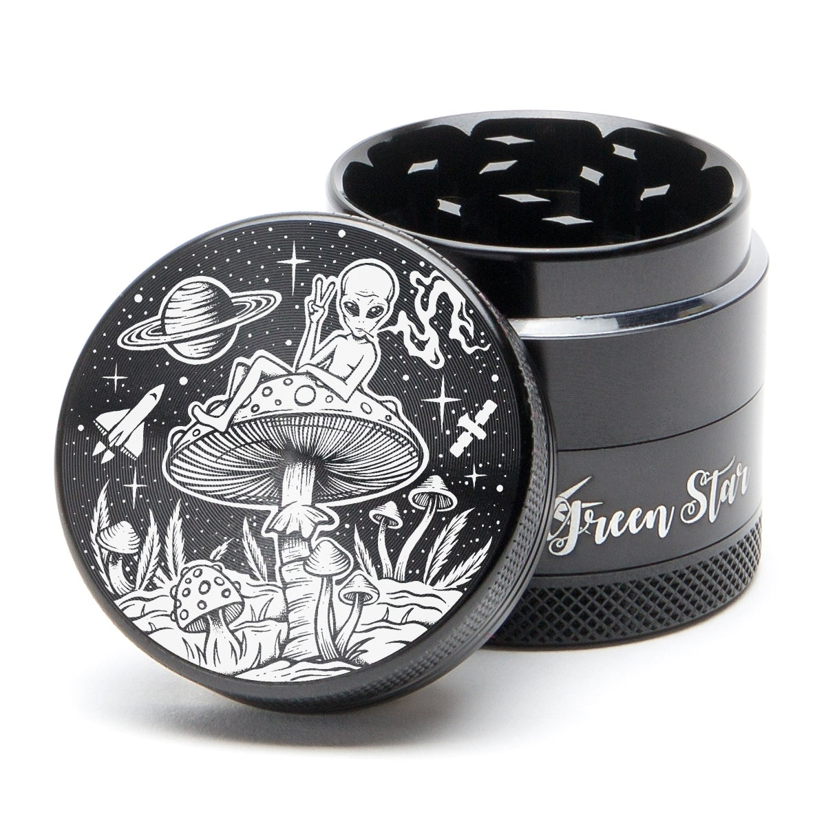 Green Star Creature Small 4-Piece Grinder by Green Star | Mission Dispensary