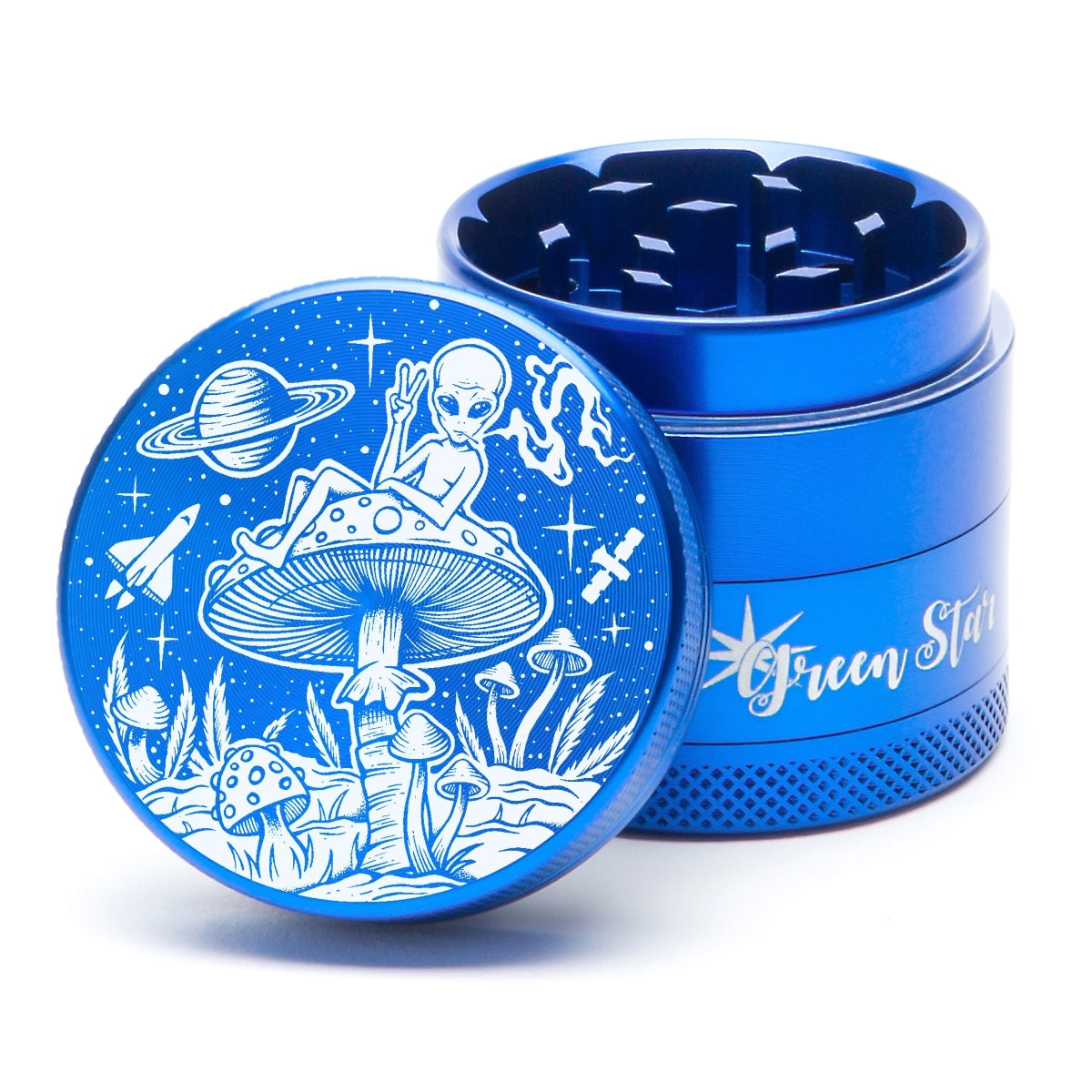 Green Star Creature Small 4-Piece Grinder by Green Star | Mission Dispensary
