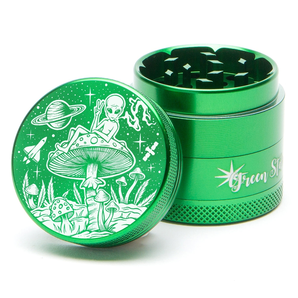 Green Star Creature Small 4-Piece Grinder by Green Star | Mission Dispensary