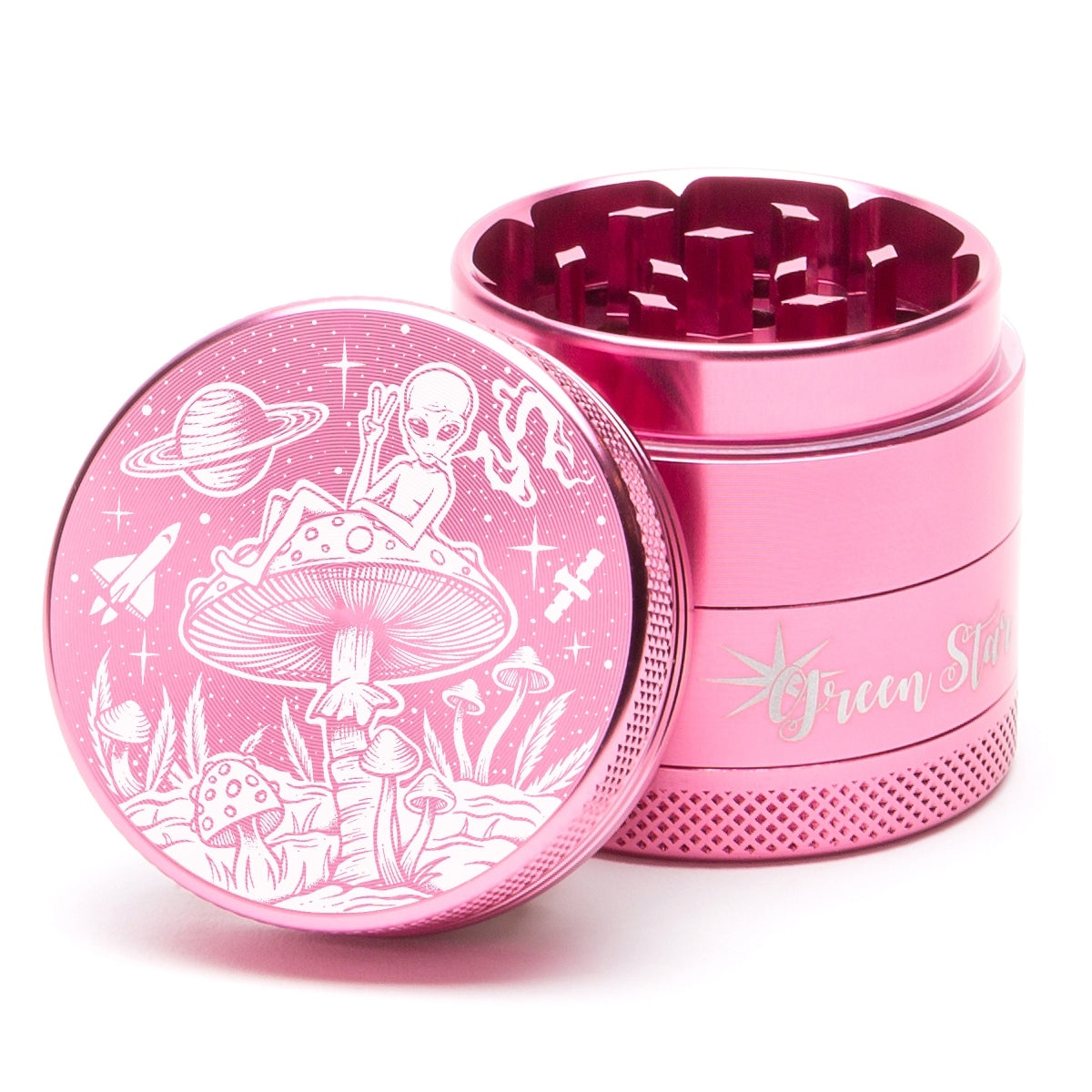 Green Star Creature Small 4-Piece Grinder by Green Star | Mission Dispensary