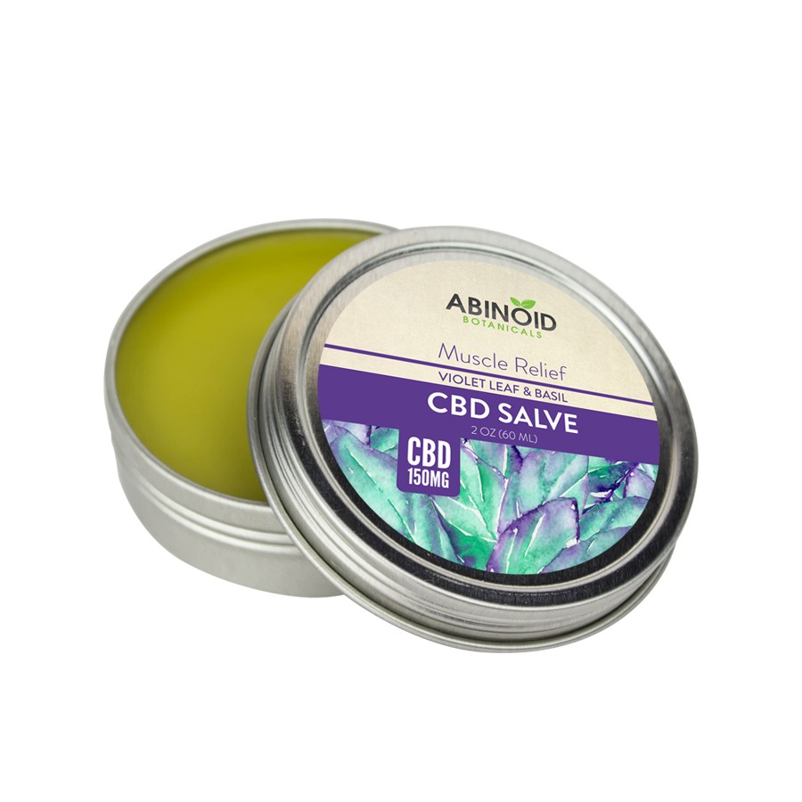 Abinoid Botanicals CBD Muscle Salve (2oz, 150mg CBD) 