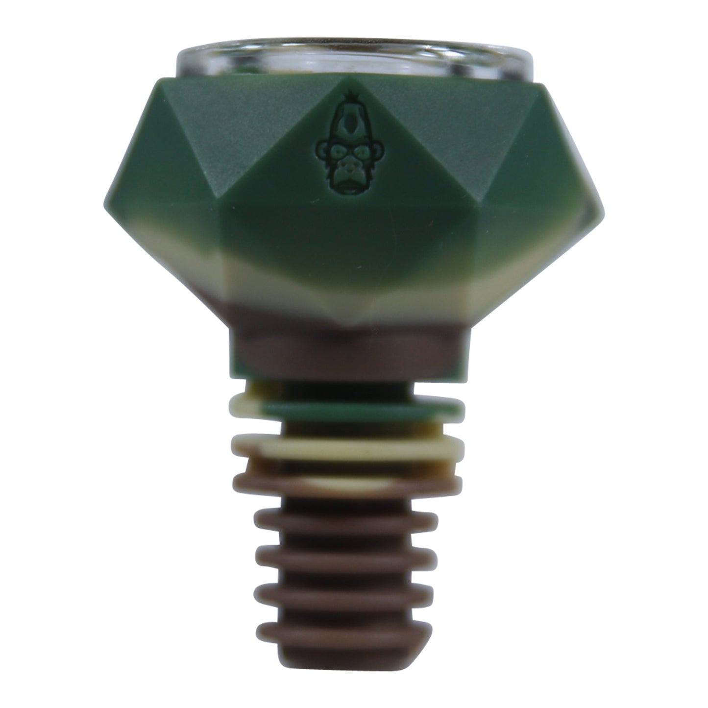 Space King Diamond Silicone Bowl Piece - 14/18mm Male by Space King | Mission Dispensary