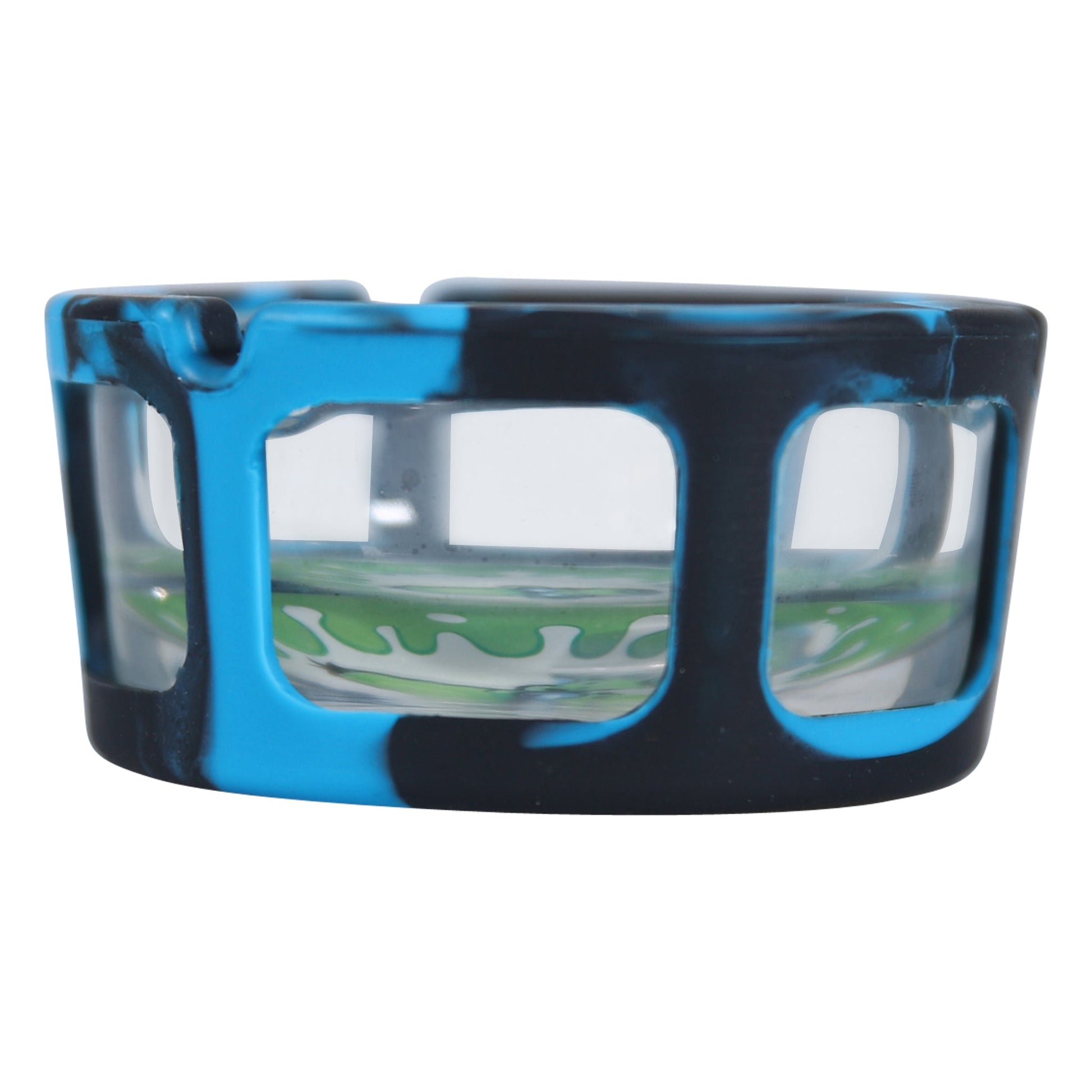 Space King Glass Ashtray w. Silicone Sleeve by Space King | Mission Dispensary