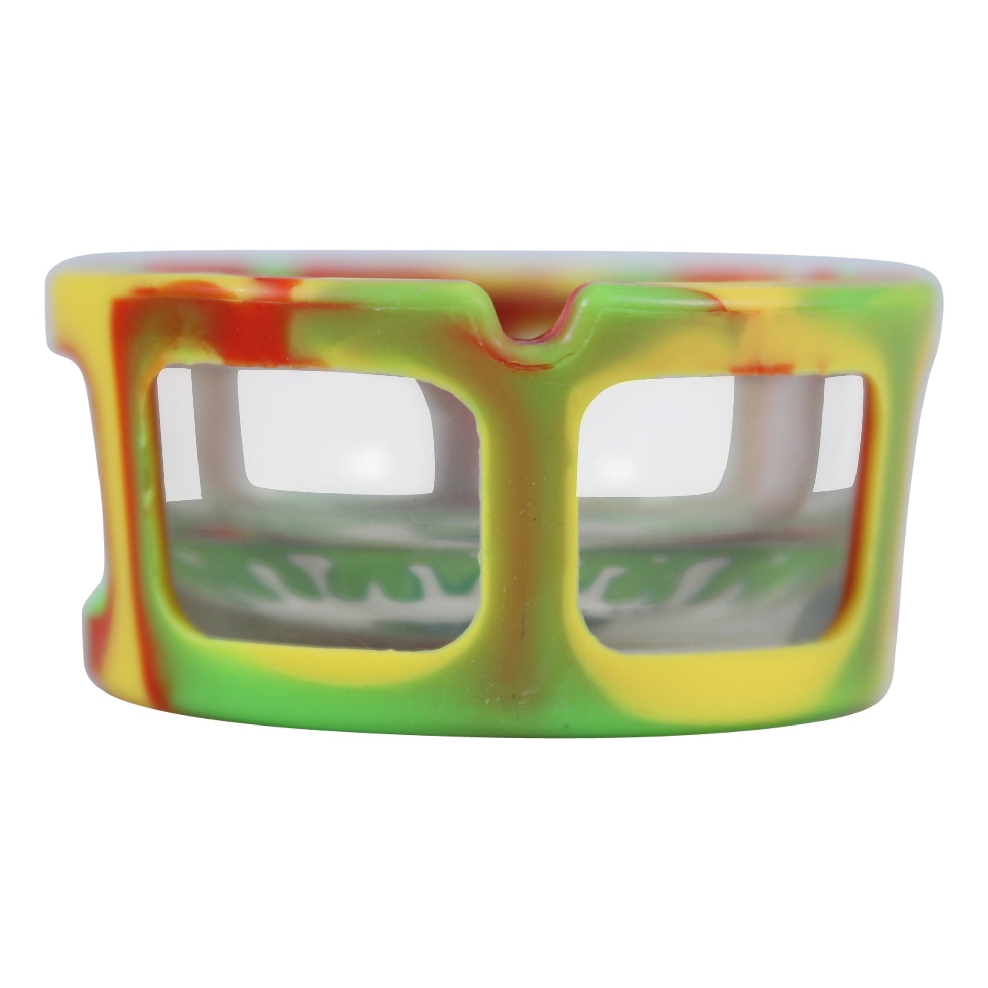 Space King Glass Ashtray w. Silicone Sleeve by Space King | Mission Dispensary