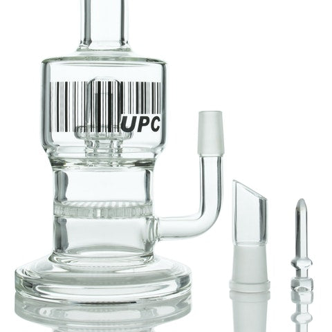 "The Equalizer” Dab Rig by UPC - 8” Dual Honeycomb to Showerhead Perc 