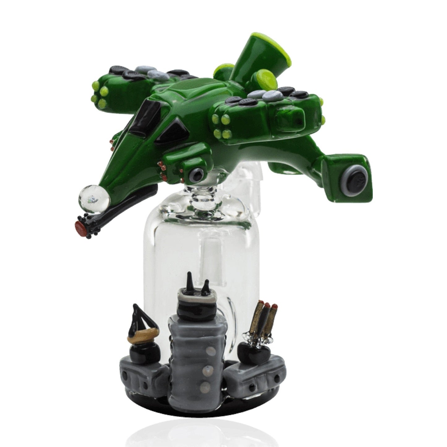 Empire Glassworks "Gun Ship" Tiered Dab Rig 