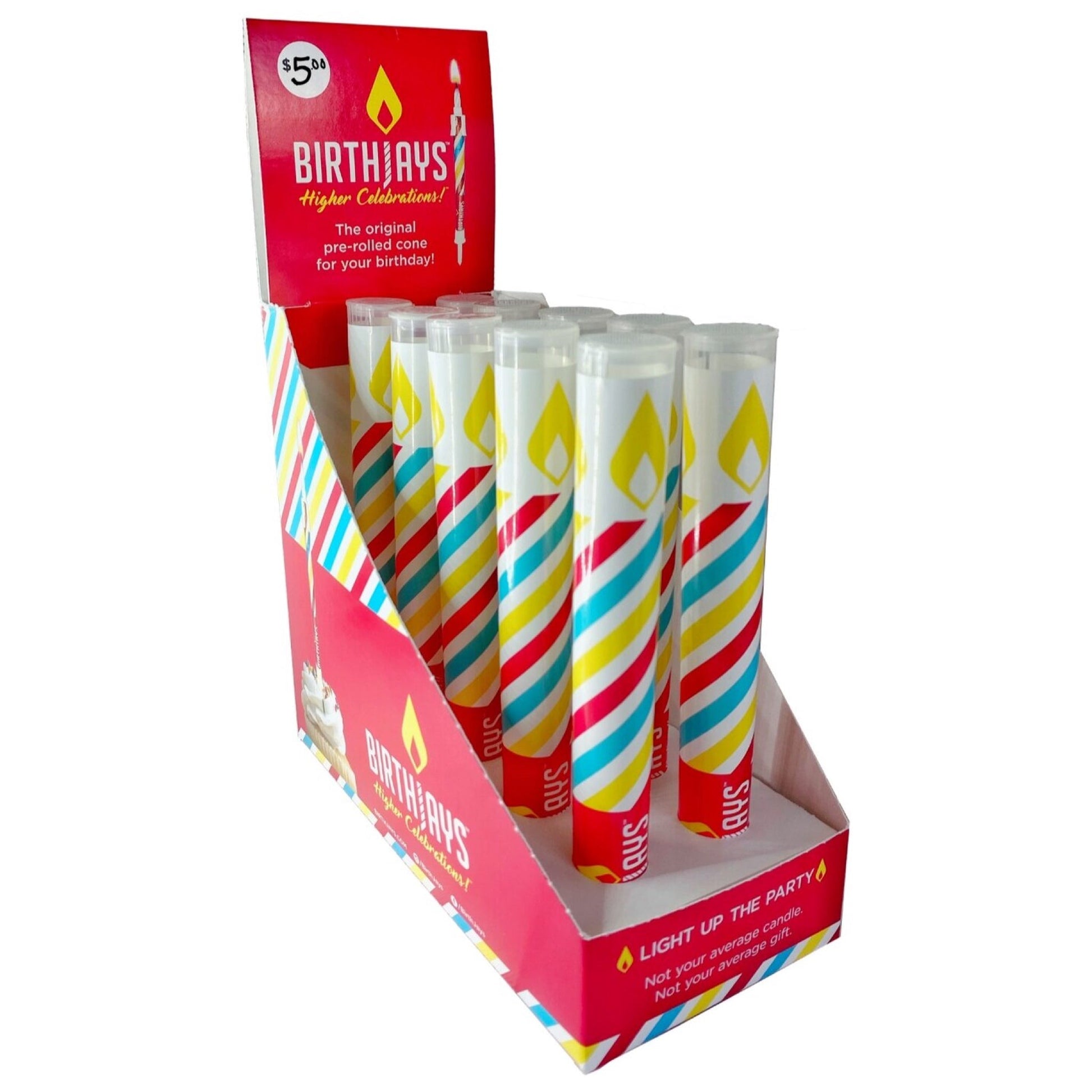 BirthJays Pre-Rolled Joint Birthday Candles 🎂 by BirthJays | Mission Dispensary