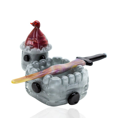 Empire Glassworks Castle Dish & Sword Dabber 🏰 