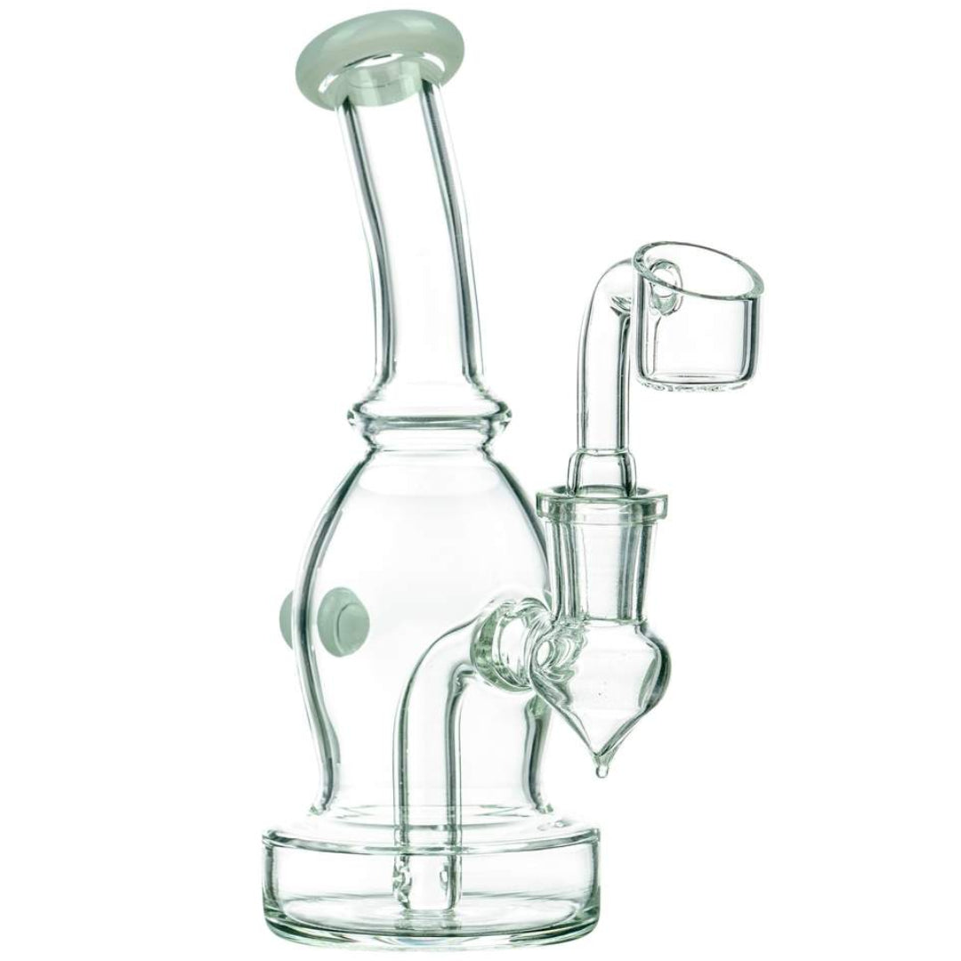 Mission Dispensary 6.5” Curved Body Dab Rig 🌿 by Mission Dispensary | Mission Dispensary