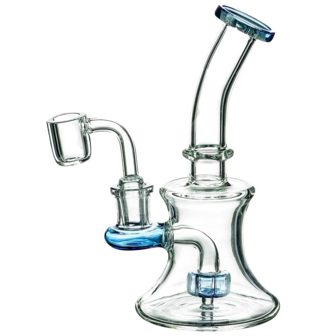 Mission Dispensary 7” Hourglass Dab Rig 🌿 by Mission Dispensary | Mission Dispensary
