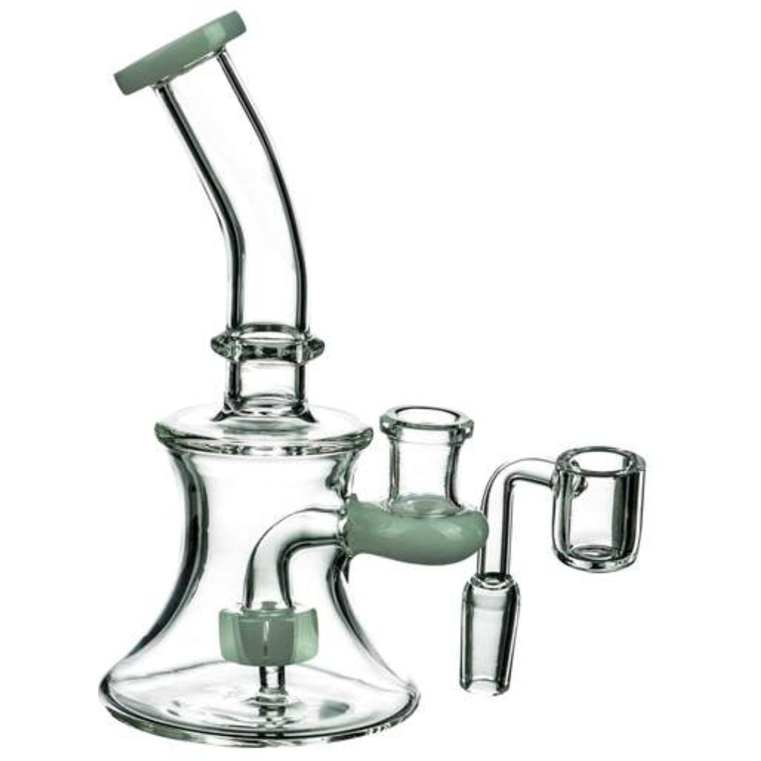 Mission Dispensary 7” Hourglass Dab Rig 🌿 by Mission Dispensary | Mission Dispensary