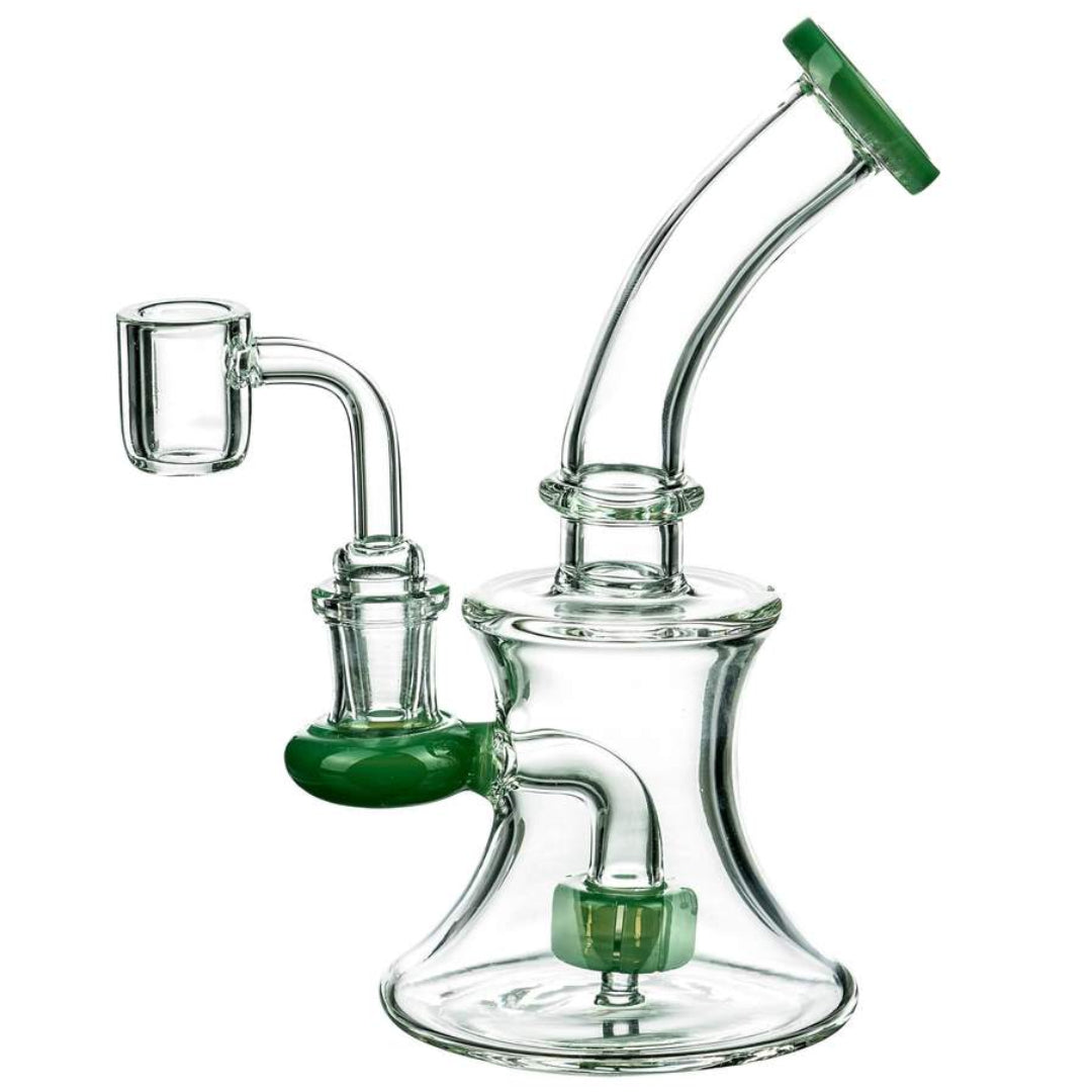 Mission Dispensary 7” Hourglass Dab Rig 🌿 by Mission Dispensary | Mission Dispensary