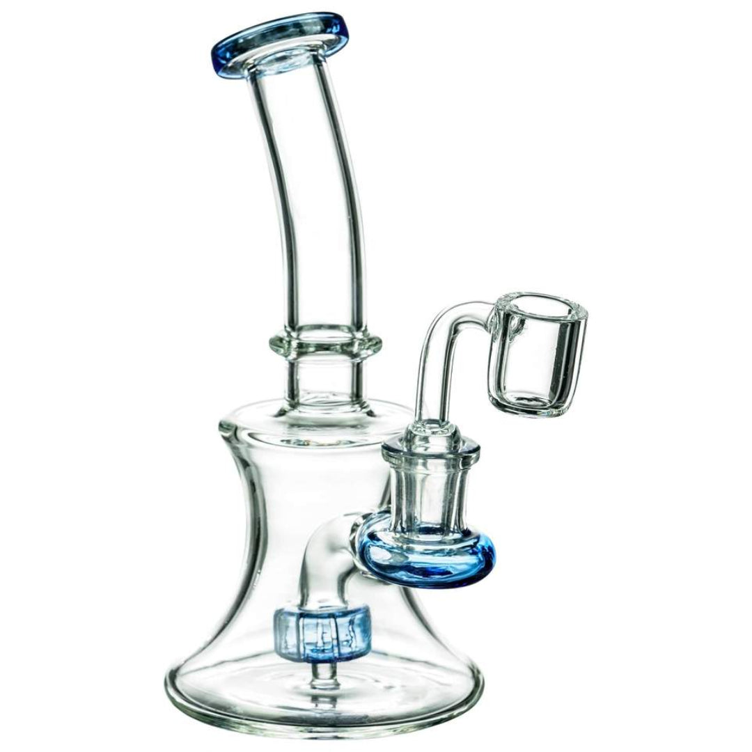 Mission Dispensary 7” Hourglass Dab Rig 🌿 by Mission Dispensary | Mission Dispensary