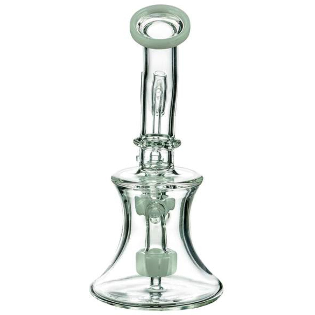 Mission Dispensary 7” Hourglass Dab Rig 🌿 by Mission Dispensary | Mission Dispensary
