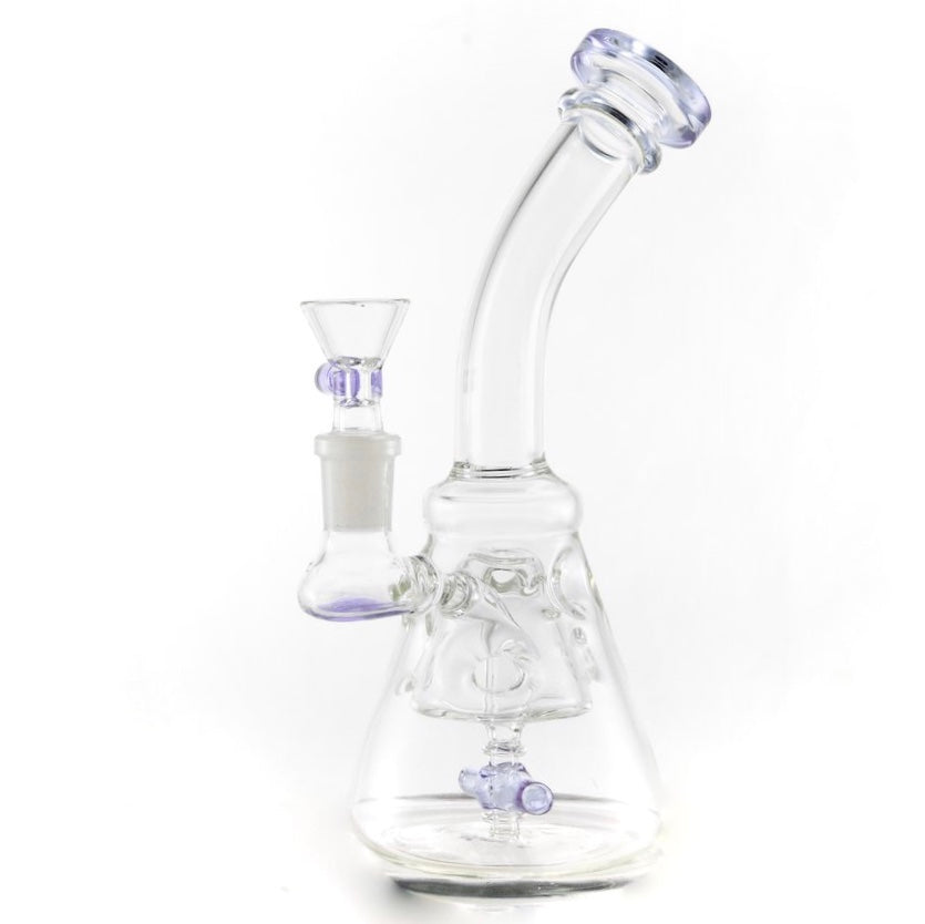 CaliConnected Mini Beaker Bong w. Helicopter Perc 🚁 