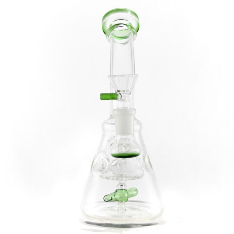CaliConnected Mini Beaker Bong w. Helicopter Perc 🚁 