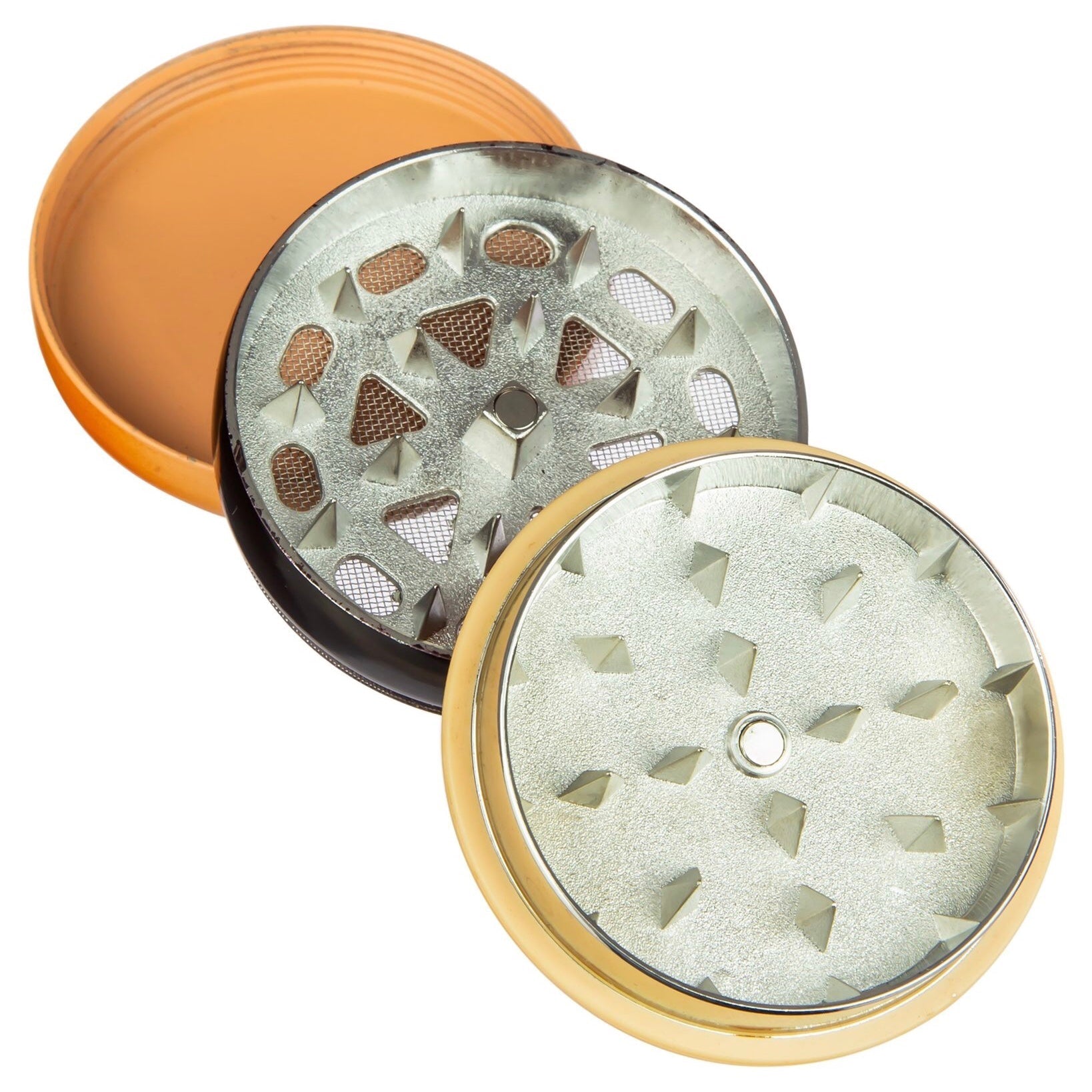 Mission Dispensary 3-Piece Hamburger Grinder by Mission Dispensary | Mission Dispensary