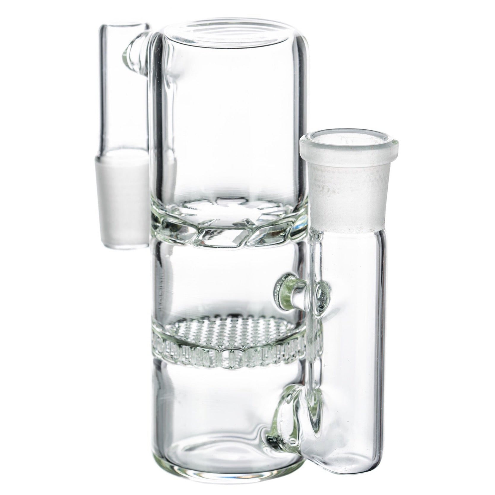 Honeycomb Perc to Turbine Perc Barrel Ashcatcher by Mission Dispensary | Mission Dispensary